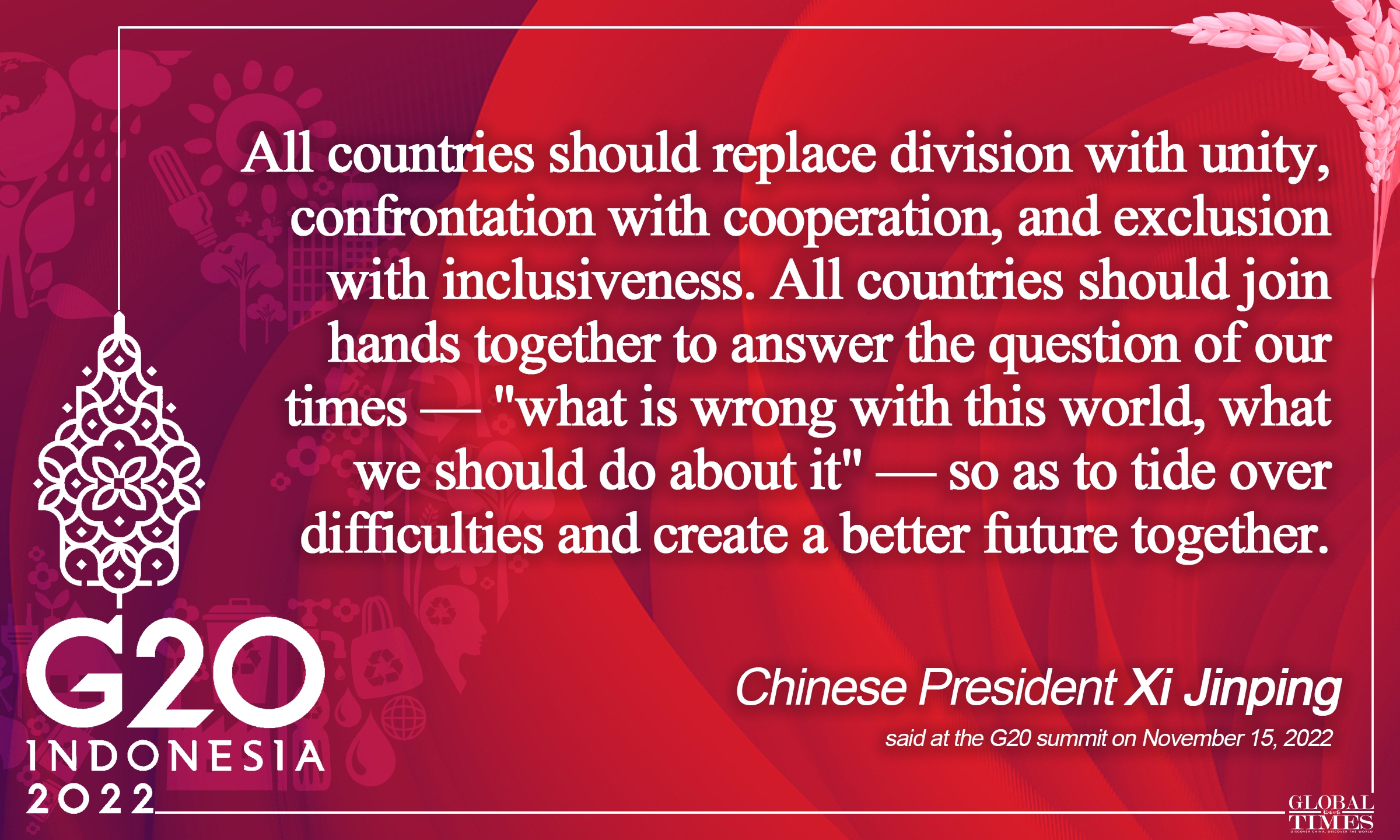 Momenti salienti del discorso di Xi al vertice del G20 – Global Times