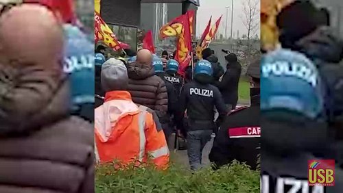 Bergamo. Polizia contro presidio dei lavoratori Italtrans. Ferito un operaio – Contropiano