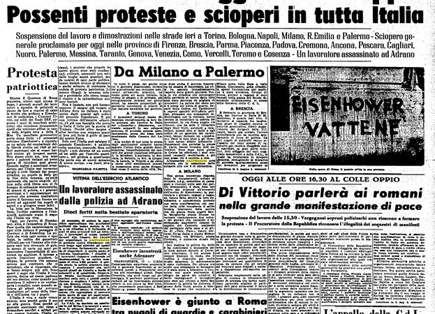 18 gennaio 1951 La polizia spara e uccide a Comacchio (Ferrara) e Piana degli Albanesi (PA)