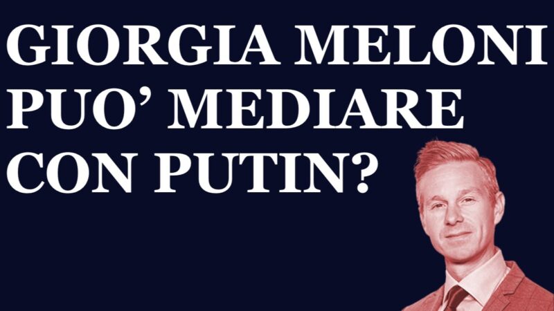 Giorgia Meloni può mediare con Putin? – YouTube |  Alessandro Orsini