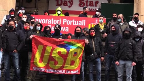 Unione Sindacale di Base: USB lancia la campagna nazionale porti: salario, salute e no alle armi. 25 febbraio manifestazione a Genova e scioperi negli scali